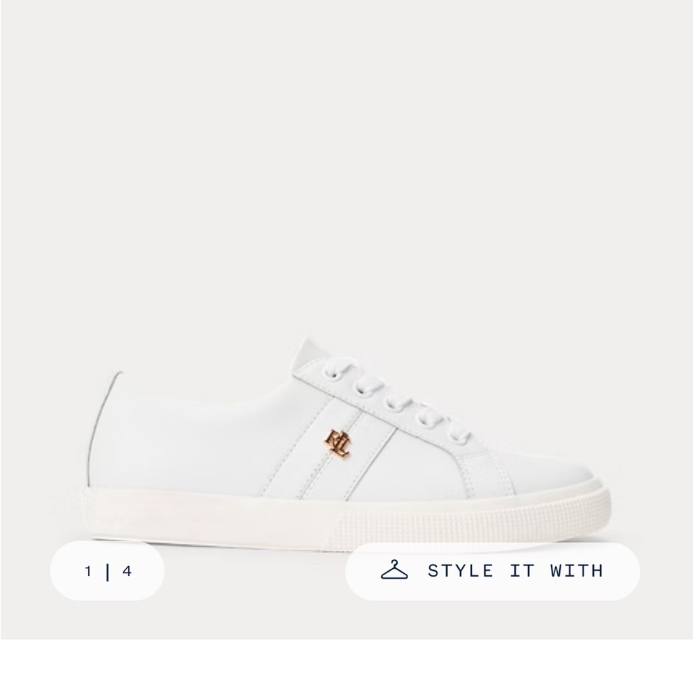 Ralph Lauren Janson II Action Leather Sneaker